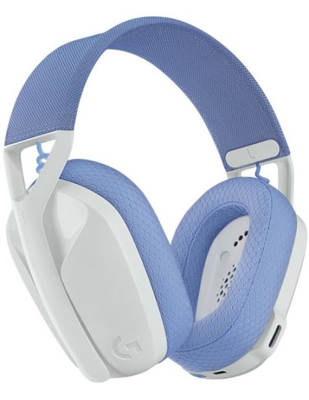 Auriculares Inalámbricos Gaming Logitech Modelo G345 color Lila y Blanco