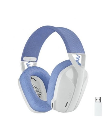 Auriculares Inalámbricos Gaming Logitech Modelo G345 color Lila y Blanco