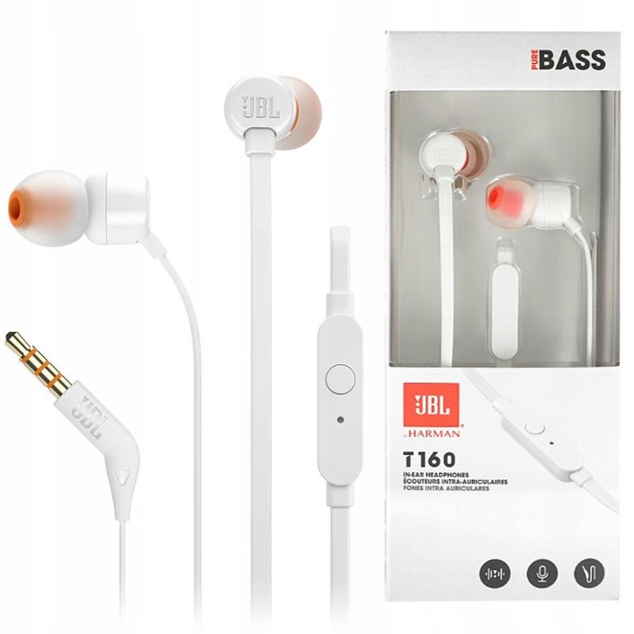 Auriculares JBL Harman T160 Tune color Blanco