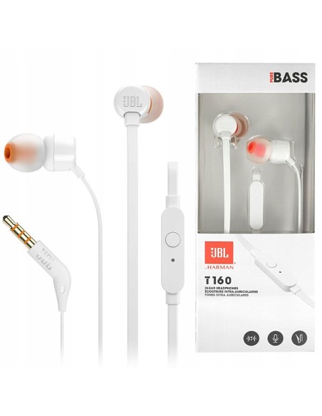 Auriculares JBL Harman T160 Tune color Blanco