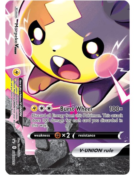 Juego de Cartas Pokemon Crown Zenith Morpeko V-Union