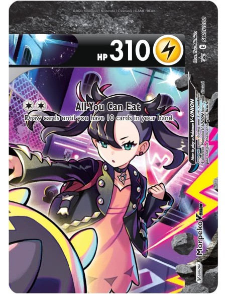 Juego de Cartas Pokemon Crown Zenith Morpeko V-Union