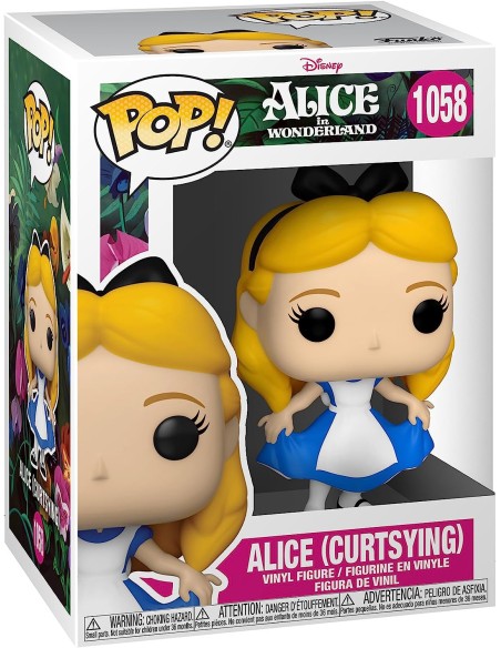 Figura Funko Pop! Disney Alicia en el País de las Maravillas Alicia (haciendo reverencia) Modelo 1058 | 55734