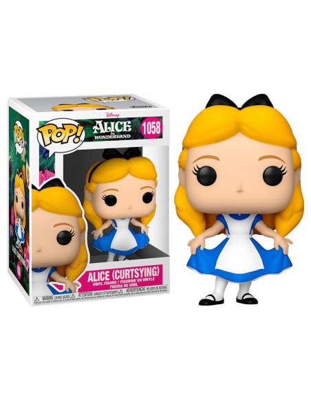 Figura Funko Pop! Disney Alicia en el País de las Maravillas Alicia (haciendo reverencia) Modelo 1058 | 55734