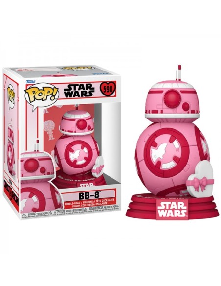 Figura Funko Pop! Star Wars BB-8 Modelo 590 | 67611 Edición Especial San Valentín