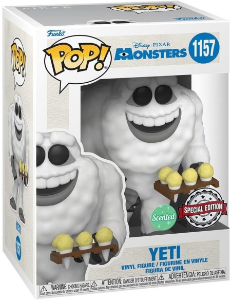 Figura Funko Pop! Disney Monstruos S.A. Yeti Modelo 1157 | 58847 Edición Especial Perfumada