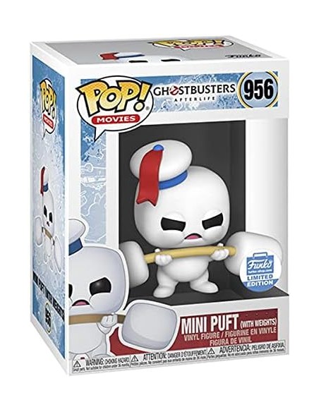 Figura Funko Pop! Películas Cazafantasmas El Legado Mini Puft con Pesas Modelo 956 | 48495
