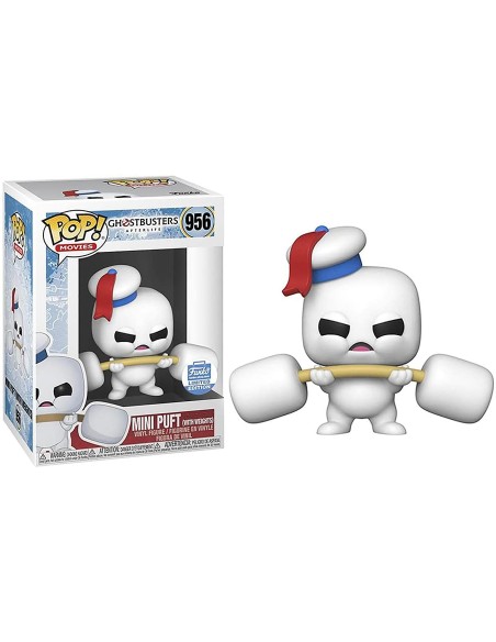 Figura Funko Pop! Películas Cazafantasmas El Legado Mini Puft con Pesas Modelo 956 | 48495