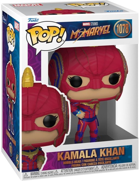 Figura Funko Pop! Marvel Ms Marvel Kamala Khan Modelo 1078 | 59496