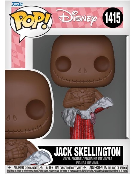 Figura Funko Pop! Disney Jack Skellington (Muñeco de Chocolate) Modelo 1415 | 76222 Edición San Valentín