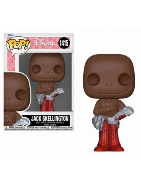 Figura Funko Pop! Disney Jack Skellington (Muñeco de Chocolate) Modelo 1415 | 76222 Edición San Valentín