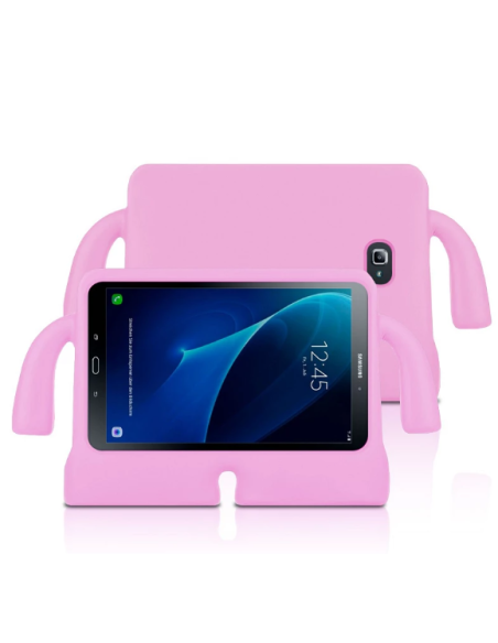 Funda Samsung Para Galaxy Tab A 10.1 en Silicona Rosa Especial Niños