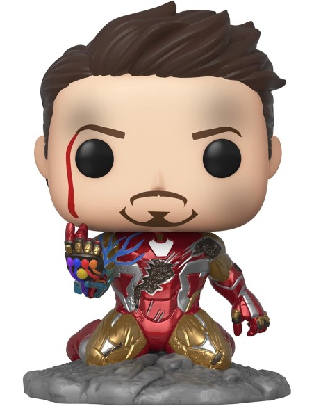 Figura Funko Pop! Marvel Avengers Endgame Iron Man Modelo 580 | 47096 Edición Especial Brilla en la Oscuridad
