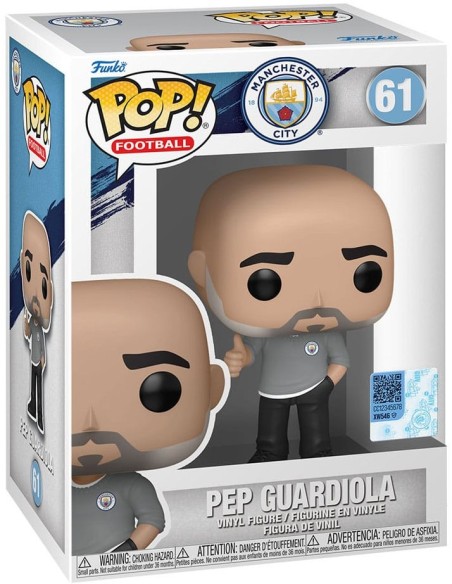 Figura Funko Pop! Fútbol Manchester City Pep Guardiola Modelo 61 | 75114