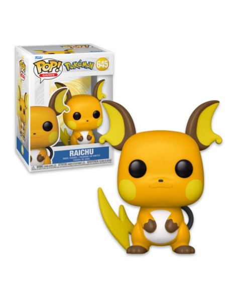 Figura Funko Pop! Juegos Pokémon Raichu Modelo 645 | 74230