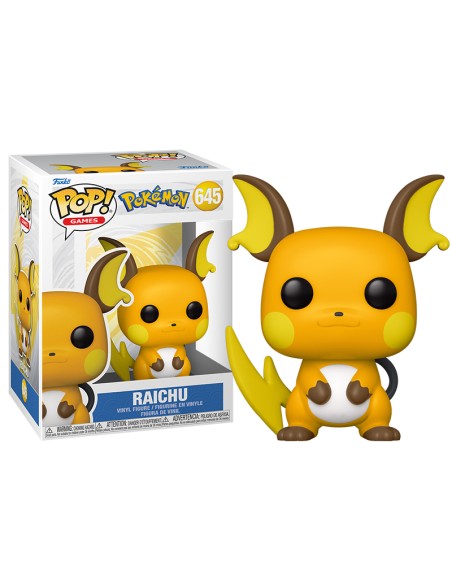 Figura Funko Pop! Juegos Pokémon Raichu Modelo 645 | 74230