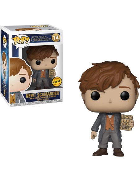 Figura Funko Pop! Películas Animales Fantásticos 2 (Crímenes de Grindelwald) Newt Scamander Modelo 14 | 32751 Edición Chase