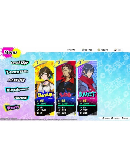 Juego Dusk Diver 2 para Nintendo Switch