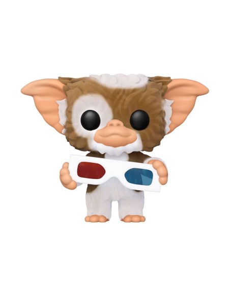Figura Funko Pop! Películas Los Gremlins Gizmo Modelo 1146 | 57937 Edición Especial Flocked