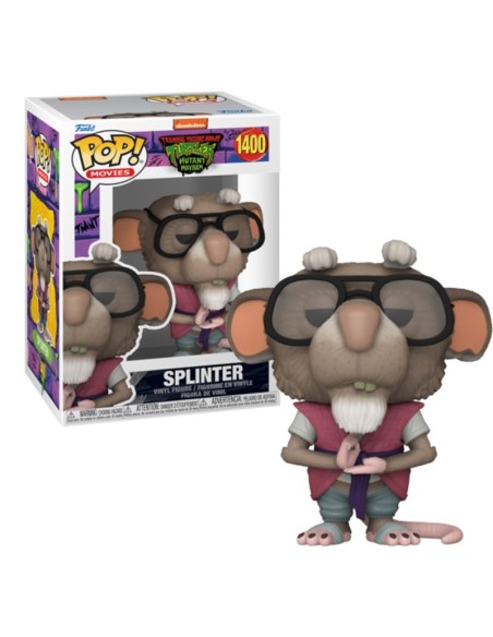Figura Funko Pop! Nickelodeon Comic Teenage Mutant Tortugas Ninja Splinter Modelo 1400 | 72342