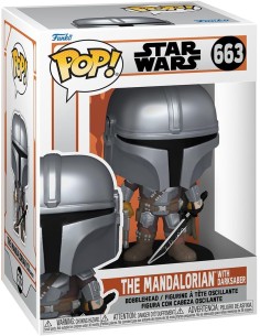 Figura Funko Pop! Star Wars The Mandalorian con Sable... 2