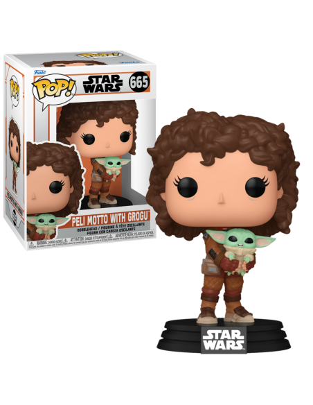 Figura Funko Pop! Star Wars Peli Motto con Grogu Modelo 665 | 76552