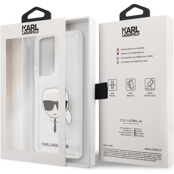 Funda Rígida Karl Lagerfeld diseño cara de Karl...