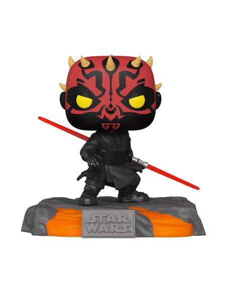 Figura Funko Pop! Star Wars Red Saber Series Darth Maul Modelo 520 | 63294 Edición Especial Brilla en la Oscuridad