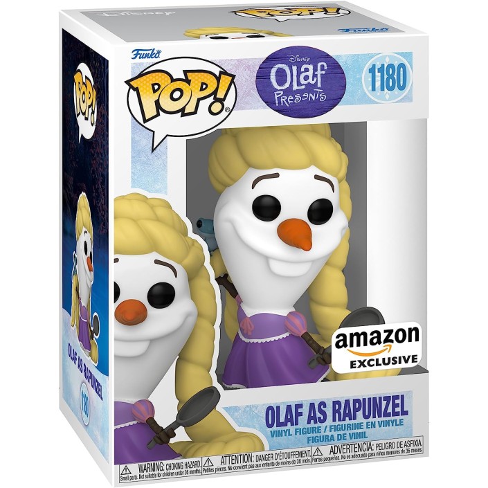 Figura Funko Pop! Disney Olaf como Rapunzel...