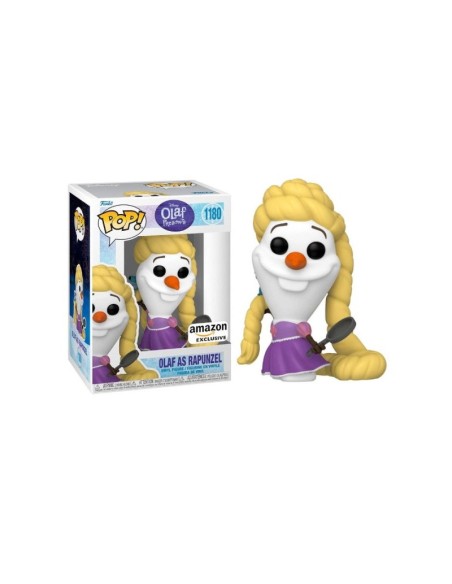 Figura Funko Pop! Disney Olaf como Rapunzel Modelo 1180 | 61825 Edición Exclusiva de Amazon