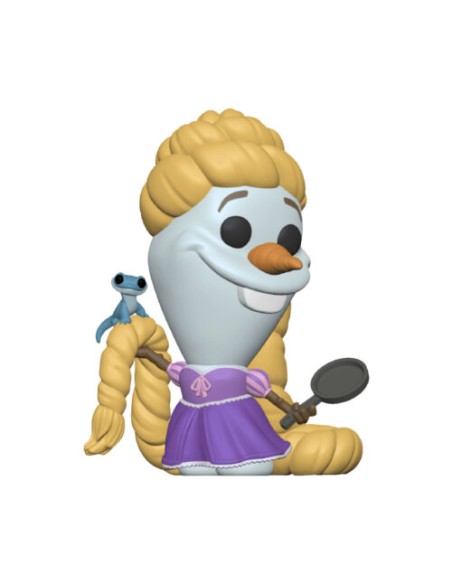 Figura Funko Pop! Disney Olaf como Rapunzel Modelo 1180 | 61825 Edición Exclusiva de Amazon