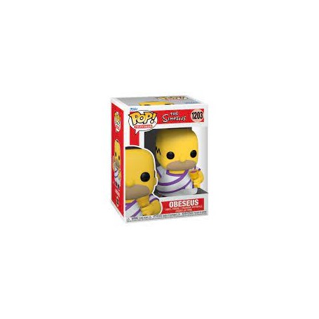 Figura Funko Pop! Los Simpsons Obeseus Modelo 1203 | 59299 Outlet | Caja Dañada