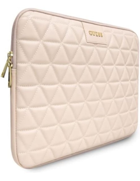 Funda Guess Acolchada para portátil y tablet de 13" color Rosa GUCS13QLPK