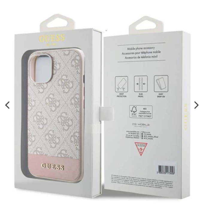 Funda Rígida Guess diseño 4G para Apple iPhone...