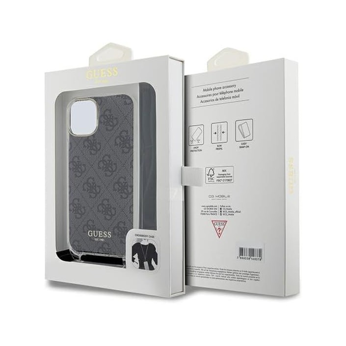 Funda Guess en Silicona diseño 4G con Cordón...