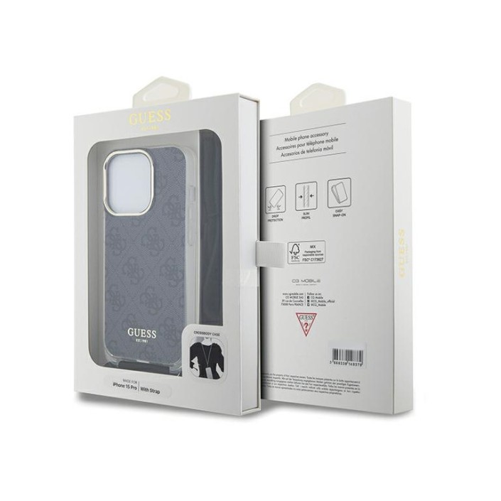 Funda Guess en Silicona diseño 4G con Cordón...