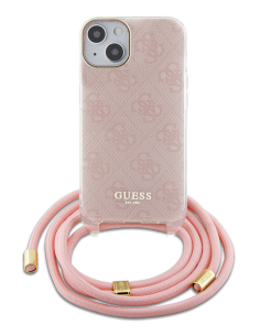 Funda Guess en Silicona diseño 4G con Cordón para iPhone...