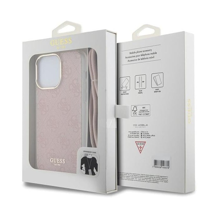 Funda Guess en Silicona diseño 4G con Cordón...