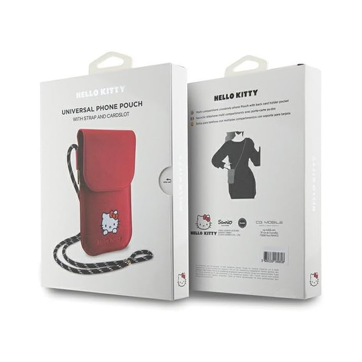Funda Bolso Cartera Hello Kitty para Teléfono...