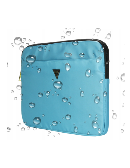 Funda Guess para portátil y tablet 13" color Verde en Nylon GUCS13NTMLLB
