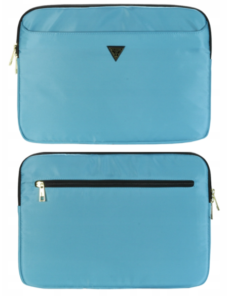 Funda Guess para portátil y tablet 13" color Verde en Nylon GUCS13NTMLLB