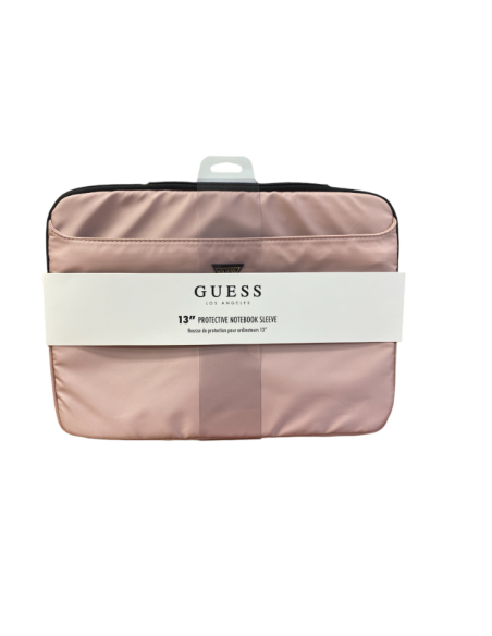 Funda Guess para portátil y tablet 13" color Rosa en Nylon GUCS13NTMLLP