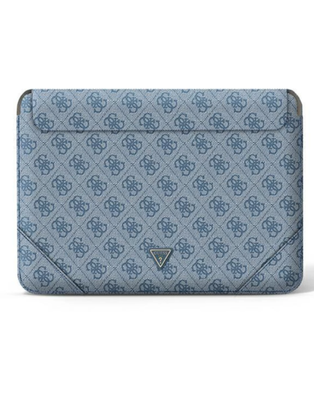 Funda Guess para portátil y tablet de 14" diseño 4G color Azul con logo GUCS14P4TB