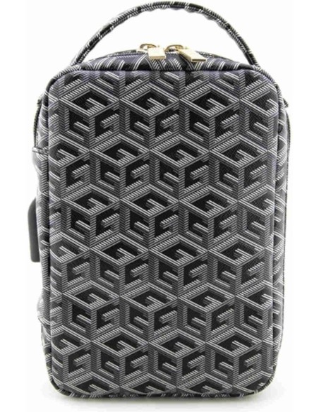Bolso Organizador Guess Modelo GCube Stripe color Negro GUHBHGCFSEK