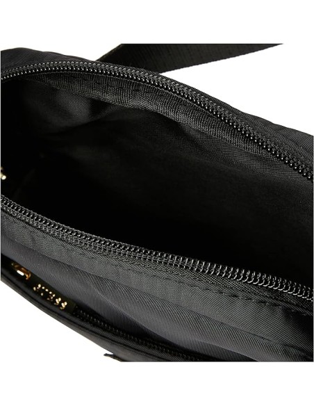 Funda Bolso Guess para tablet 10" Modelo Nylon color Negro con logo triángulo GUTB10NTMLBK