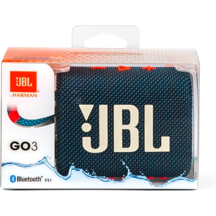 Altavoz Inalámbrico JBL GO 3 color Azul