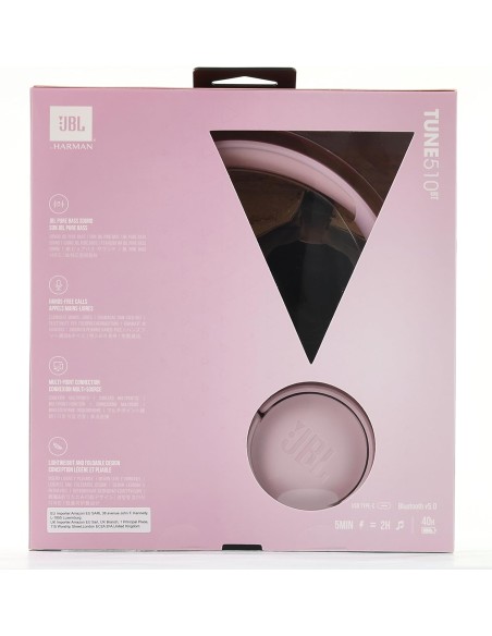 Auriculares Inalámbricos JBL Harman Tune 510BT color Rosa