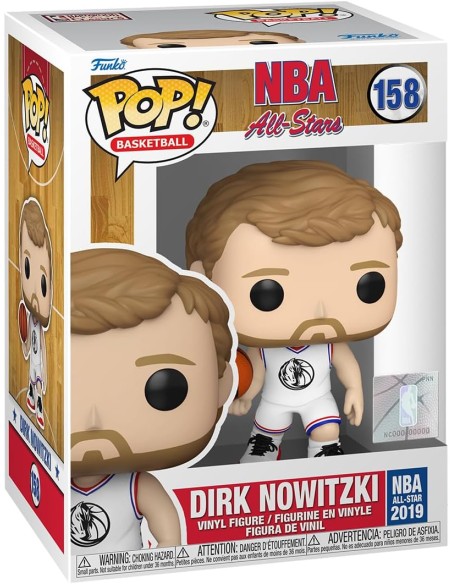 Figura Funko Pop! Baloncesto NBA All Stars Dirk Nowitzki Modelo 158 | 67488