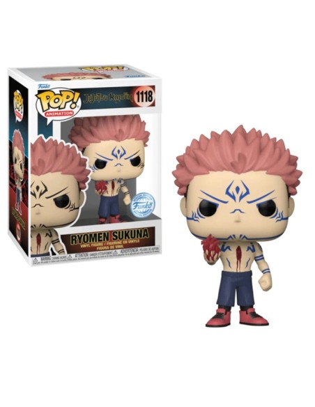 Figura Funko Pop! Animación Jujutsu Kaisen Ryomen Sukuna Modelo 1118 | 62648 Edición Especial Funko