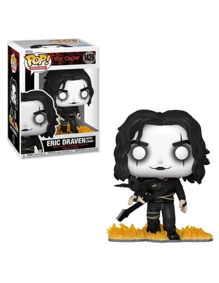Figura Funko Pop! Películas El Cuervo Eric Draven con Cuervo Modelo 1429 | 72380